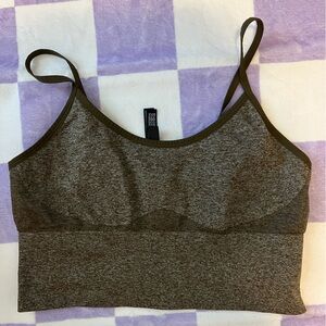 PINK Active Victoria's Secret Olive Sports Bra top